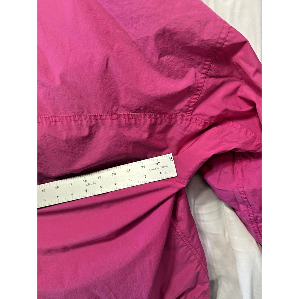 VTG Larry Levine Women's Pink Hooded Waterproof Lightweight Rain Jacket-Med(EUC) - Picture 11 of 11